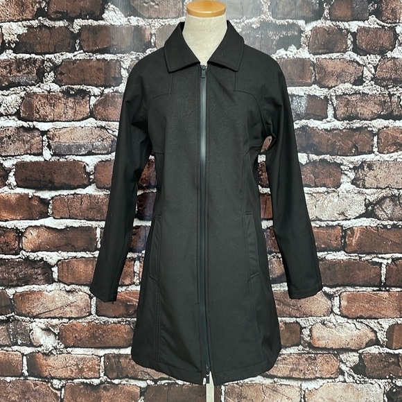 ILSE JACOBSEN Raincoat Hornbaek Jacket Hooded Grey Pocket Full Zip Size 36 Small - Picture 7 of 10